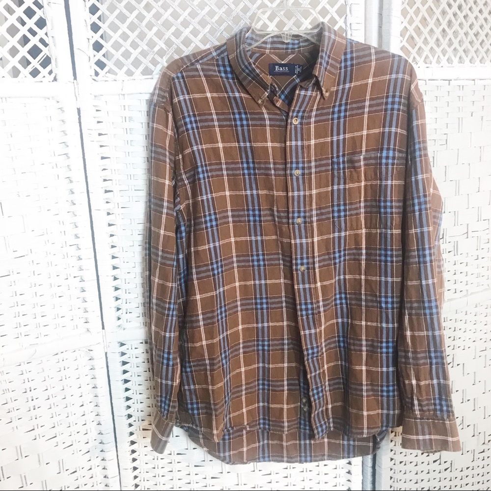 G.h. Bass & Co. Men Fireside Plaid Flannel shirt M